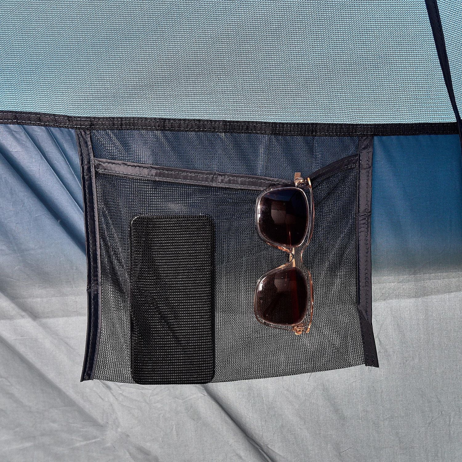 Tente dôme 10 personnes Ozark Trail - Bâtons en fibre de verre, Couleur bleue, Capacité maximale : 10 personnes Tente familiale en dôme pour 10 personnes