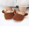 thumbnail image 3 of Baby Booties Faux Fur Sheep Shape Non-Slip Soft Sole Crib Shoes, 3 of 6