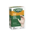 Curad Basic Care Vinyl Exam Gloves, 100 Ct, One Size Fits Most