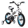 thumbnail image 1 of RoyalBaby Vélo pour Enfants 16 Pieds' avec Béquille et Roues Stabilisatrices, Bleu, 1 of 9