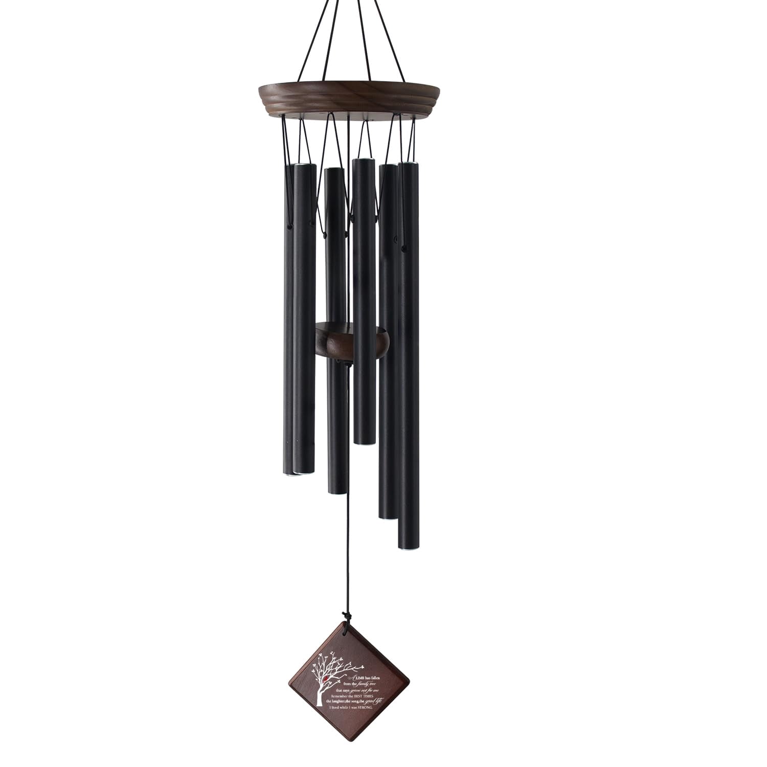 Sympathy Wind Chimes For Loss Of Loved One  Memorial Outside With Family Tree Sail Bereavement Gifts Mother Father Remembrance Windchime Garden Patio