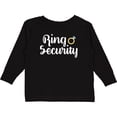 thumbnail image 3 of Inktastic Ringbearer Ring Security White Text Boys or Girls Long Sleeve Toddler T-Shirt, 3 of 5