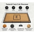 thumbnail image 3 of A1 Home Collections Hand-Crafted Rubber Coir Doormat Double/Single Door Mat for Outdoor 24x48 inch, 3 of 7