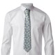 thumbnail image 5 of Fotbe Daisy Striped Nautical Corbata Clásica para Hombre con Estampado – Corbata de Seda Jacquard Tejida, para Negocios, Bodas y Eventos Formales, 5 of 7