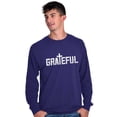 thumbnail image 5 of Grateful Thankful Christian Jesus Long Sleeve TShirt Men Women Brisco Brands S, 5 of 6