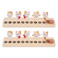 thumbnail image 1 of 2pcs Cat Auto Temporary Parking Number Plate Car Moving Numbers Plate Dashboard Phone Number Plate Cute Vehicle Parking Number Plate, 1 of 8
