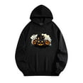 thumbnail image 2 of Cmfcve Woman & Men Spooky Vibes Hoodies Vintage Long Sleeve Halloween Shirts Unisex Cotton Sweatshirt Tops, 2 of 5