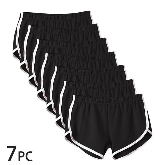 Shorts for Women Clearance, Xunlbb Women’s Elastic Waist Summer Solid Casual Outing Shorts Pants