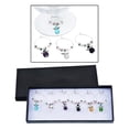 thumbnail image 4 of 5x Glass Charms Markers Para Copas De Cócteles Decoraciones Sunnimix encanto del vino, 4 of 6