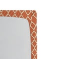 thumbnail image 3 of Ambesonne Geometric Fitted Sheet, Checkered Modern Tile, Full Size, Orange White, 3 of 3