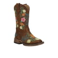 thumbnail image 2 of Roper Girls Bailey Floral Square Toe Cowboy   Mid Calf Boots, 2 of 5