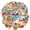 3A-50pcs, variant on 35pcs-50pcs Cute Food Stationery Stickers Cartoon Kids Stickers Funny Stickers for Laptops Phones Notebooks