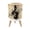 Color 1, variant on Musical Small Trash Can with Lid Vintage Music Piano Keys Treble Clef Floating Musical 1.8 Gallon Dog Proof Trash Can Round Garbage Can Waste Bin Wastebasket for Bathroom Bedroom Living Room