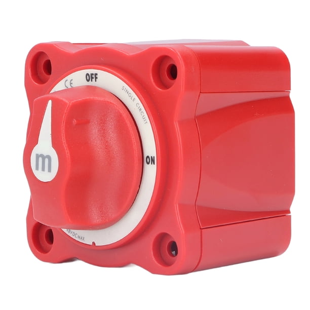 Interruptor De Corte De Batería, Interruptor De Batería De Circuito único ON/OFF Protección De Encendido Giratorio 300A Para Coche Camión Remolque RV