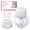 White, variant on Totmizby Hands-Free Wearable Breast Pump,Electric Breast Pump with 3 Mode & 12 Levels,Portable and Low Noise-17/19/21/24mm Flange,2 Pack(White)