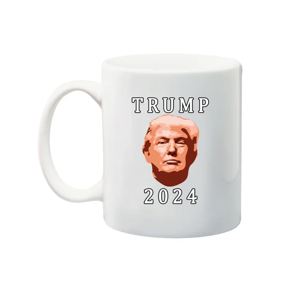 Trump For President 2024 Ceramic Standard Coffee Mug Cup 11Oz Gift