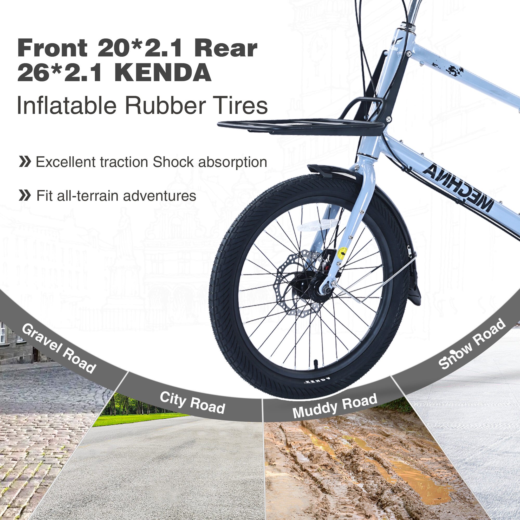 Mountain Bikes 7 Speed, Aluminum Alloy Frame, Multiple Colors 26 Inch Bike,Cargo Bike for Women and Men,Hybrid Bikes