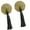 Gold tassel, variant on Sparkling Rhinestones Pasties Nipple Cover with Tassels Adhesive Breast Cover