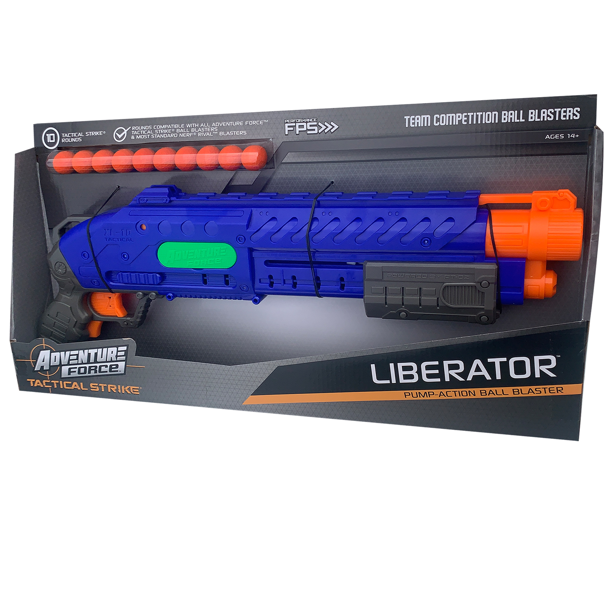Adventure Force Tactical Strike Liberator Spring-Powered Ball Blaster - Compatible with NERF Rival - image 2 of 7