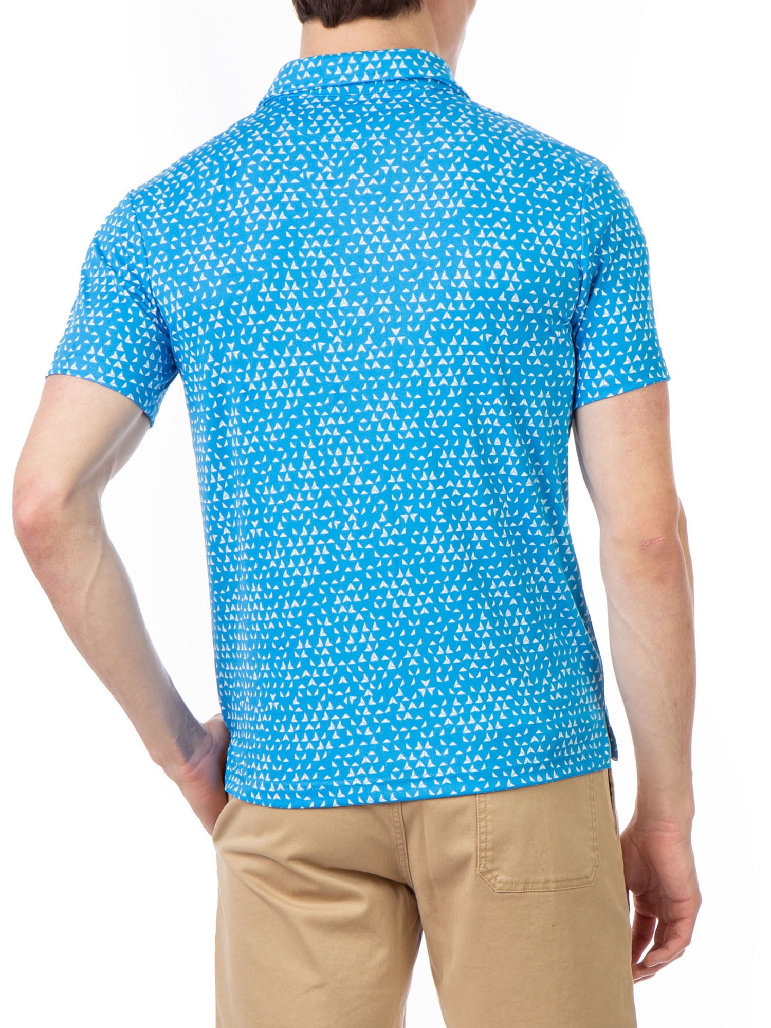 U.S. Polo Assn. Men's Interlock Printed Polo Shirt