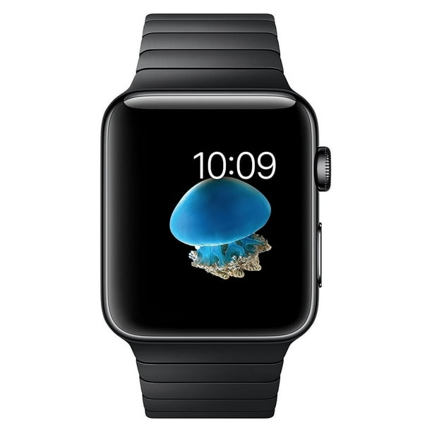Apple Refurbished Watch Series 2 38mm Space Black Stainless Steel Case With Space Black Link Bracelet Mnpd2ll A