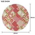thumbnail image 6 of Pioneer Flower Floral Print Pattern Round Tablecloth 60"x60",Wrinkle Wipeable Table Cloth for Kitchen Dining Room Picnic Patio Party, 6 of 6