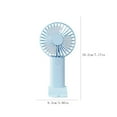 thumbnail image 3 of WEGFTDUOP USB Rechargeable Handheld Fan Quiet High Wind Portable Mini Fan, 3 of 9