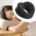 thumbnail image 6 of colcolo Memory Foam Travel Neck Pillow Breathable Pillow for Napping Support Cushion dark gray, 6 of 8