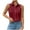 Tank Tops for Women Plus Size-Wine, variant on Homenesgenics Tank Tops for Women Plus Size Fashion Women's Casual Sleeveless Solid Turdown Collar Tank Tops Button Blouse Pink XXL