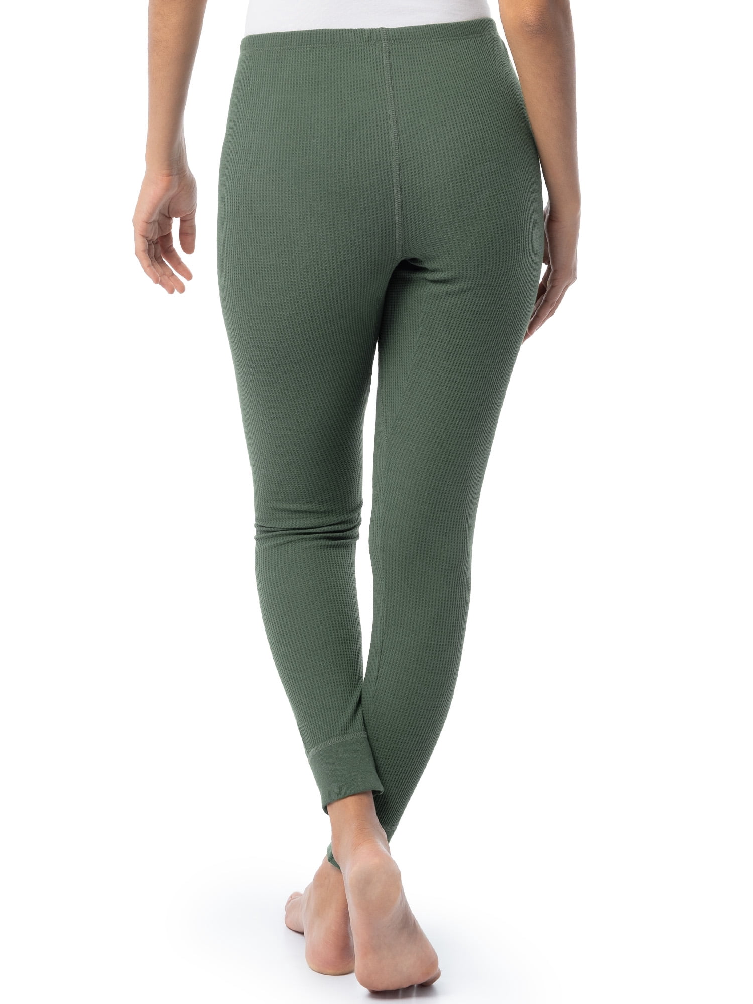 Fruit of the Loom Women's Recycled Waffle Thermal Bottom 2PK, Sizes XS-4XL