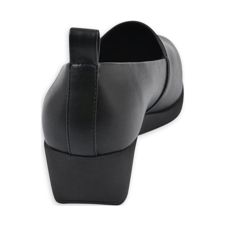 aerosoles black dress shoes Women's Comfortable Women's Stretch Faux Leather Wedge Shoe, Wide Width, Size: 9 W, wedding-dresses-new