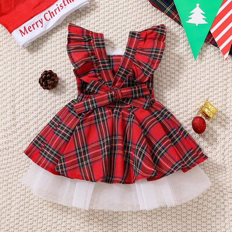 JSCDRPDWL Silk Dress Newborn Outfit Smocked Christmas Dress Toddler Girl  Gifts 3-6 Month Girl Clothes 8 Year Old Girl 18month Boy Clothes, Red 12-18  Months - Walmart.com