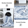 thumbnail image 6 of Large Machine Washable Area Rug Living Room Rugs, Soft Indoor Floral Stain Resistant Non Slip Thin Carpet for Under Dining Table Bedroom Nursery Home Office, 5*7/8*10/9*12 ft, 6 of 7