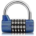 thumbnail image 1 of 2025 5-digit Combination Padlock, Security Combination Lock, 1 of 2