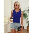 thumbnail image 3 of Womens Summer Tank Top Sleeveless Business Casual Outfits 2024 Basic Loose Dressy Work Shirt, 3 of 7