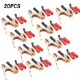 thumbnail image 2 of 2/10/20pcs Crocodile Clips Electrical Battery Connectors Alligator Clamps 80mm, 2 of 9