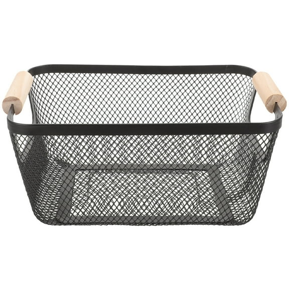 Minkissy Metal Wire Laundry Basket for Bathroom, Iron Storage Basket, 1 Piece Organizer Bin
