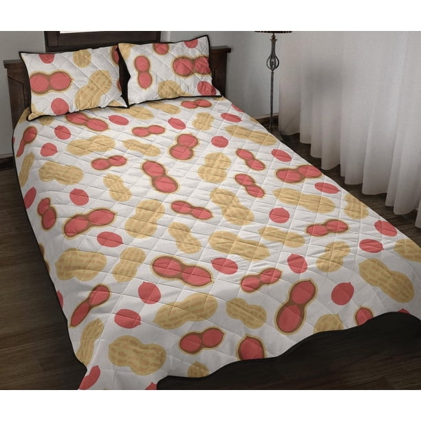 Juego de Cama Colcha Tema Cacahuete