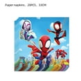 thumbnail image 2 of Party Supplies Spider Man Birthday Party Supplies and Decorations Set - Includes Tableware Set and Happy Birthday Banner, 2 of 3