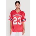 thumbnail image 2 of Womens Brooklyn 23 Graphic Football Jersey, 2 of 5