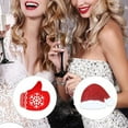 thumbnail image 4 of Women Christmas Pasties Nipple Cover Glitter Cartoon Santa Elk Snowflake Disposable Breast Stickers Self-Adhesive Holiday Invisible Bra Lingerie, 4 of 20