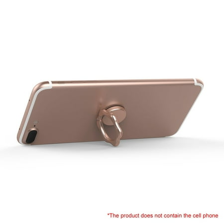 Beautiful Shapes - Beautiful 360 Degree Rotation Flower Shape Phone Finger Holder Luxury Durable Zinc Alloy Ring Holder Desktop Phone Stand