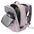 thumbnail image 1 of Mochila de viaje WONHOX Carry on para mujer y hombre Lotus Pink, 1 of 7