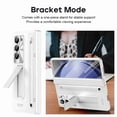 thumbnail image 5 of Dteck Slim Fit for Z Fold 6 Case with S Pen & S Pen Holder, Tempered Glass Screen Protector & Adjustable stand Hinge Protection Shockproof Lightweight Full Protective Cover for Z Fold 6 5G,White, 5 of 8