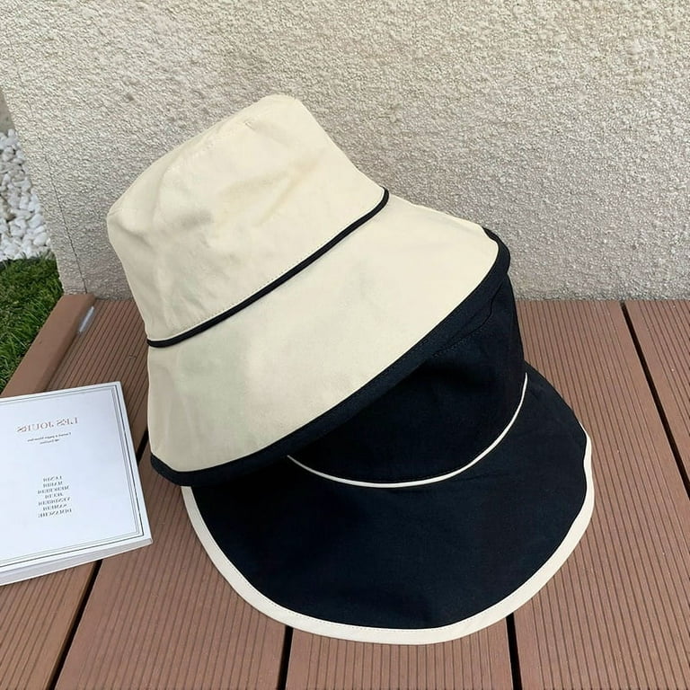 PIKADINGNIS New Autumn Bucket Hats with String Summer Sun Hats for