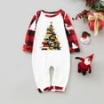 thumbnail image 2 of Your-Sty Christmas Tree Print Matching Family Sets Christmas Pajamas Set Xmas PJS Sleepwear Soft Christmas Matching Jammies, 2 of 7
