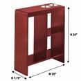 thumbnail image 4 of Side End Table with Drink Holders, Storage Shelves, Magazine Holder, 4 of 5