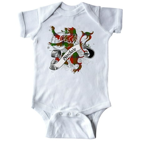 

Inktastic Sinclair Tartan Lion Gift Baby Boy or Baby Girl Bodysuit