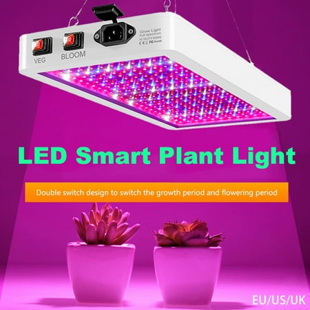 

Miuline LED Plant Grow Lights for Indoor Plants Full Spectrum Dual Chip Design Grow Lamps Double Switch Veg and Bloom
