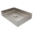 thumbnail image 4 of Ovalin Lavabo Rectangular Rubinett Acero Inoxidable 304 Satinado Lujo, 4 of 5